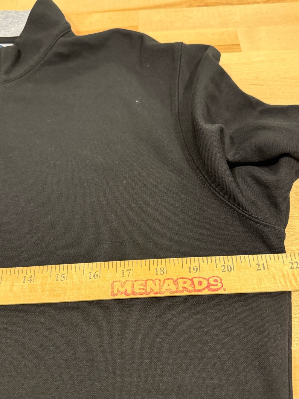 Johnnie-O Sully Black Quarter Zip Pullover Long Sleeve Men Size M - Picture 11 of 12